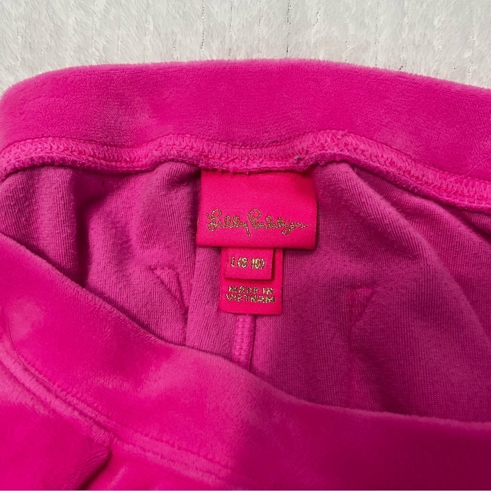Lilly Pulitzer Kids Fuchsia Joggers - Picture 3 of 3